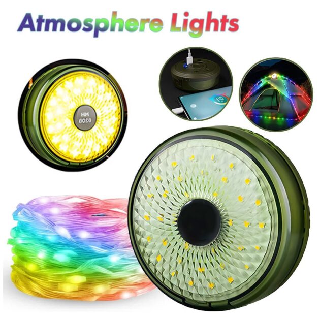 مصباح تخييم LED متعدد...