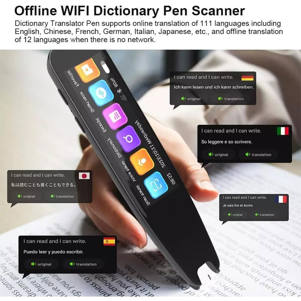 stylo traducteur de langue 134 traductions vocales قلم قارئ مترجم