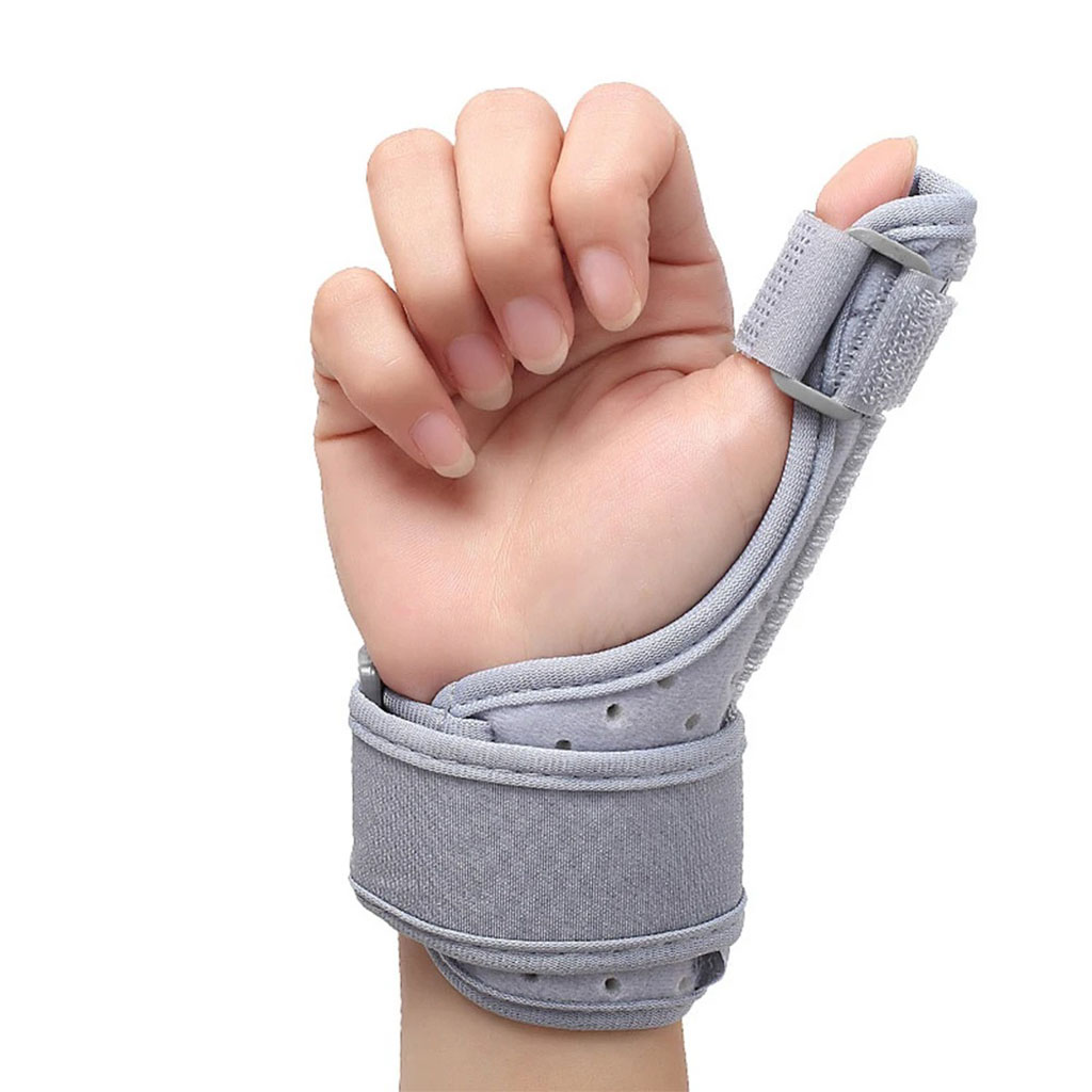 Attelle de Protection Réglable et Respirant pour le Pouce – ضمادة إصبع الكبير - الصورة 5