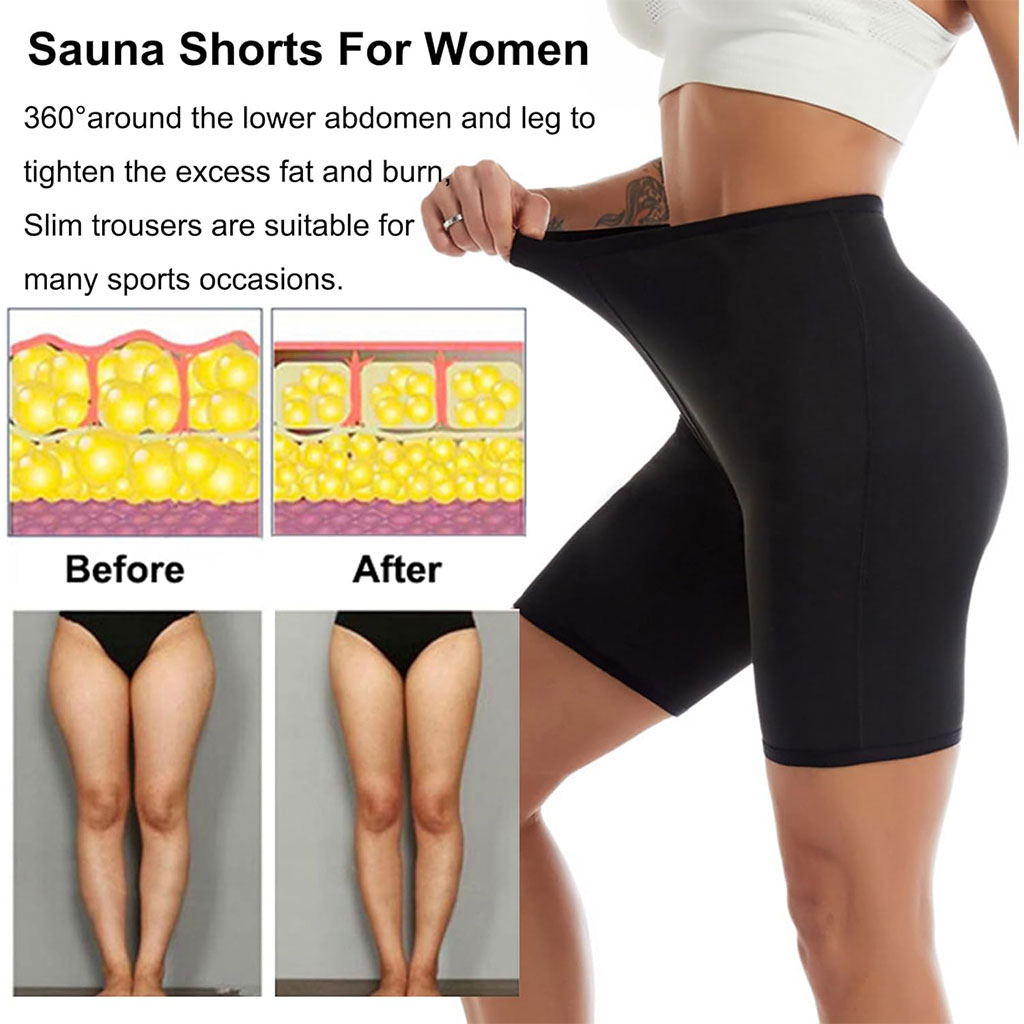 Leggings Sauna d’entraînement Taille Haute pour Femmes – شورت تعرق للنساء - الصورة 5