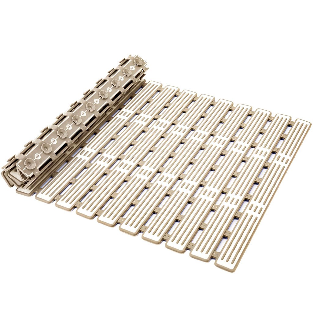 سجادة حمام ودش مانعة للانزلاق مع فتحة تصريف - الصورة 4