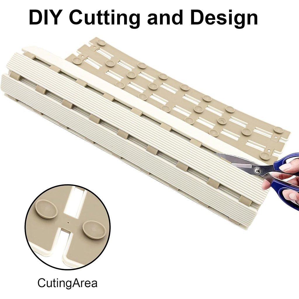 سجادة حمام ودش مانعة للانزلاق مع فتحة تصريف - الصورة 7