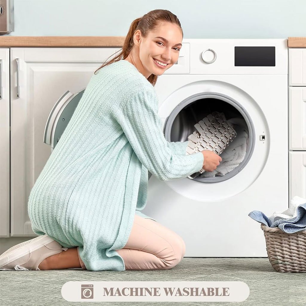 سجادة حمام ودش مانعة للانزلاق مع فتحة تصريف - الصورة 3