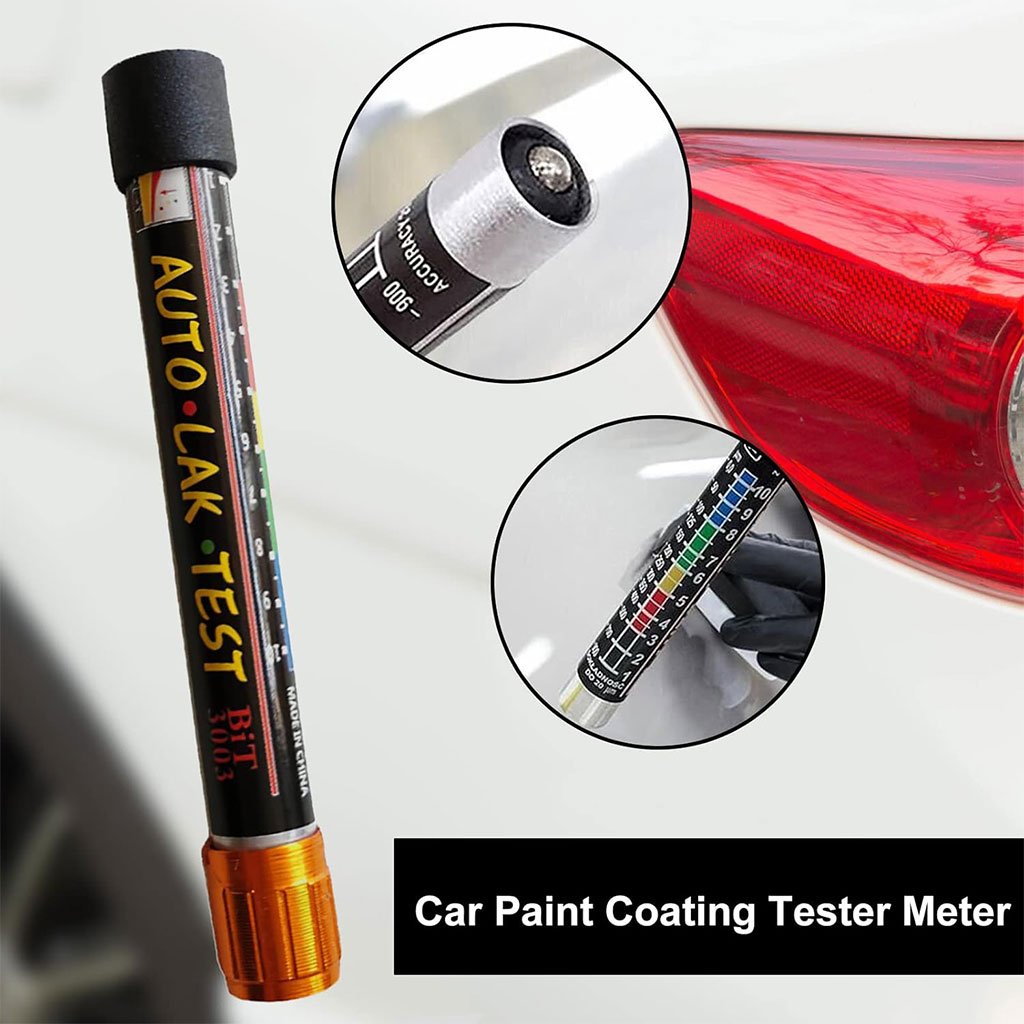 جهاز قياس سمك الطلاء بمقياس ذي طرف مغناطيسي للسيارات - الصورة 6