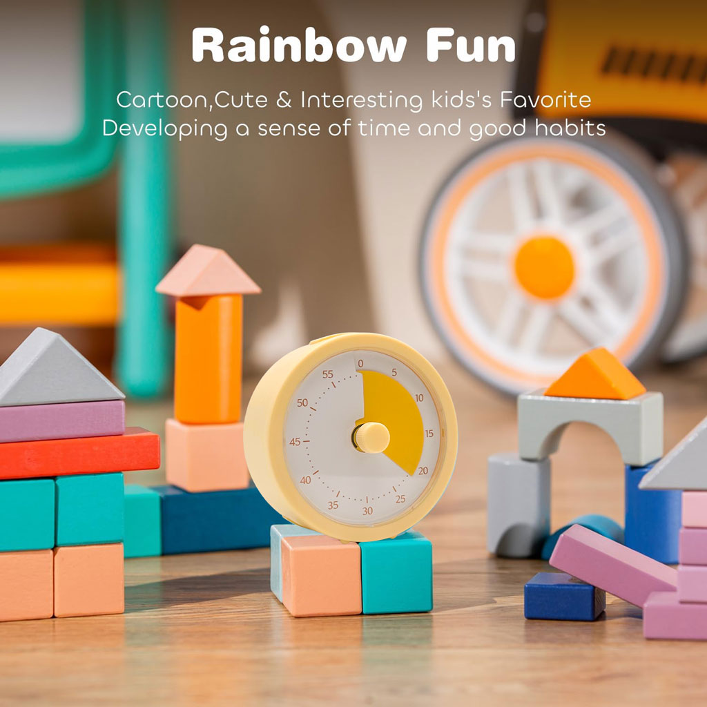 Minuteur visuel 60 minutes outil de gestion du temps multifonctions - الصورة 4