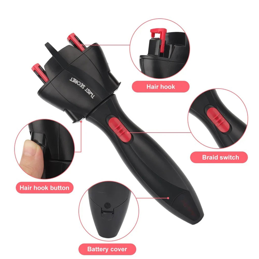 Appareil à tresser les cheveux automatique torsion rapide - الصورة 7