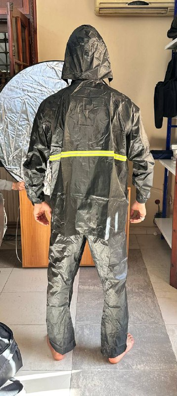 Ensemble De Pluie Imperméable Veste Et Pantalon pour une protection optimale V1 – بدلة مقاومة للماء - الصورة 2
