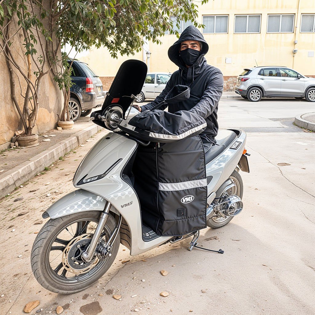 طقم حماية من الرياح مكون من 3 قطع لدراجات - الصورة 4