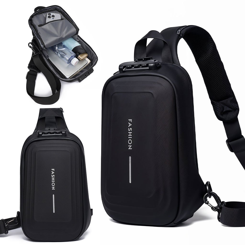 حقيبة رجالية كبيرة السعة مقاومة للماء ومضادة للسرقة