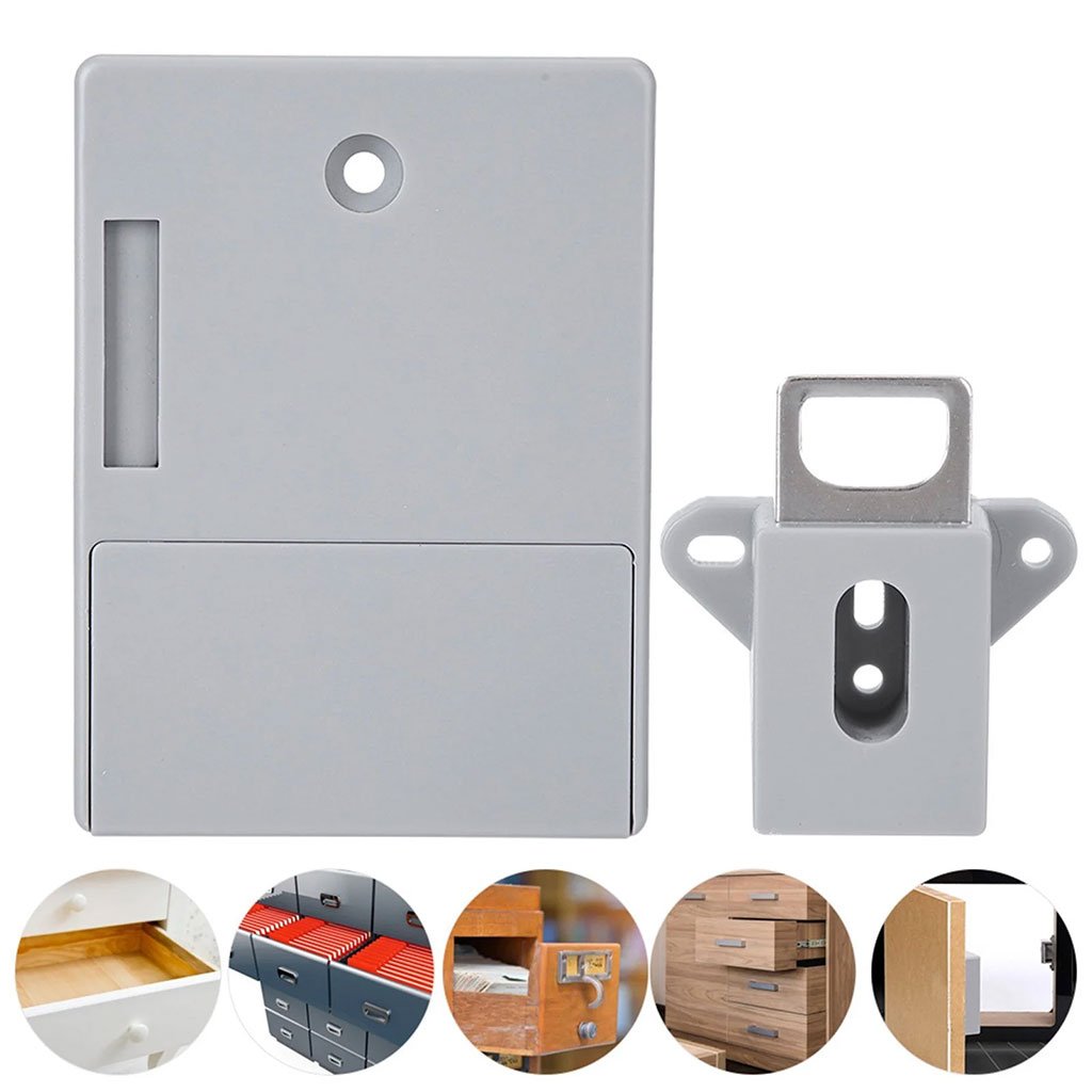 قفل إلكتروني للخزانة مع بطاقة فتح القفل - الصورة 3