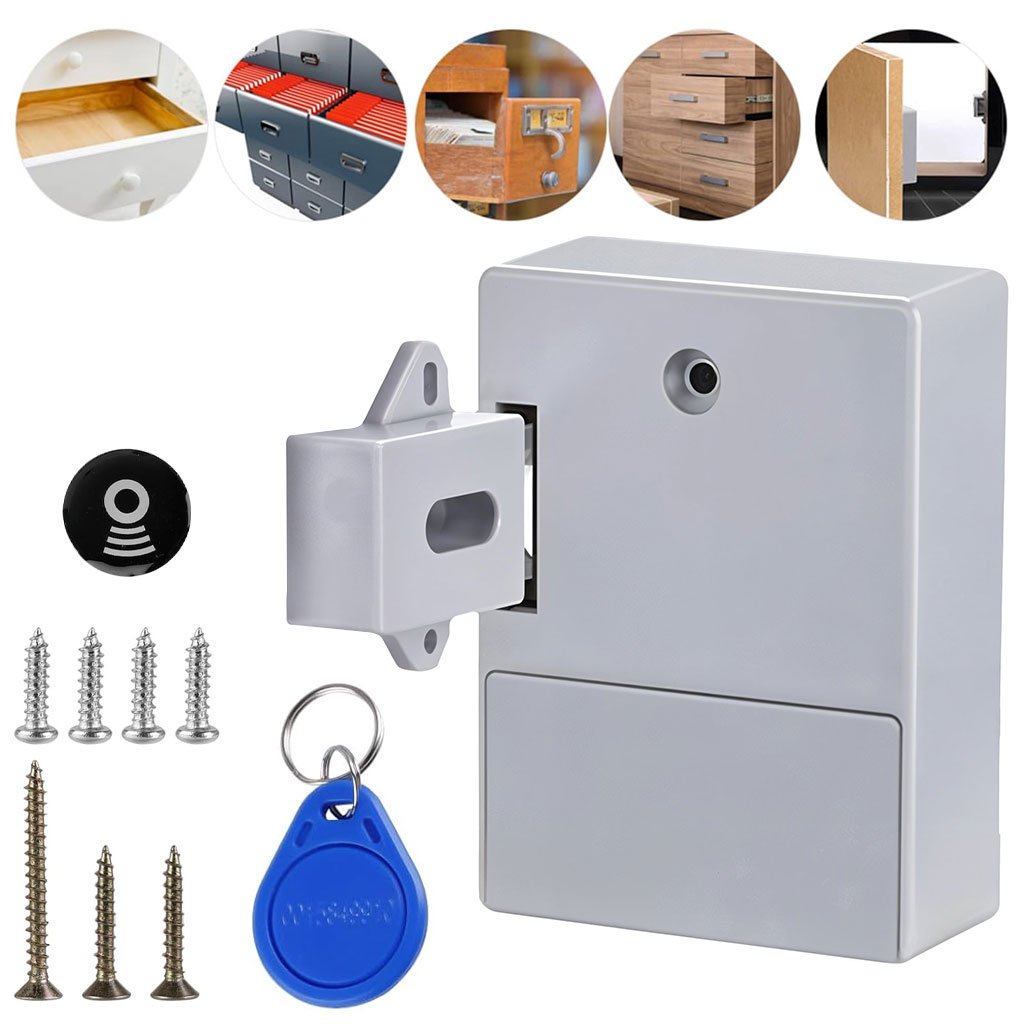 قفل إلكتروني للخزانة مع بطاقة فتح القفل