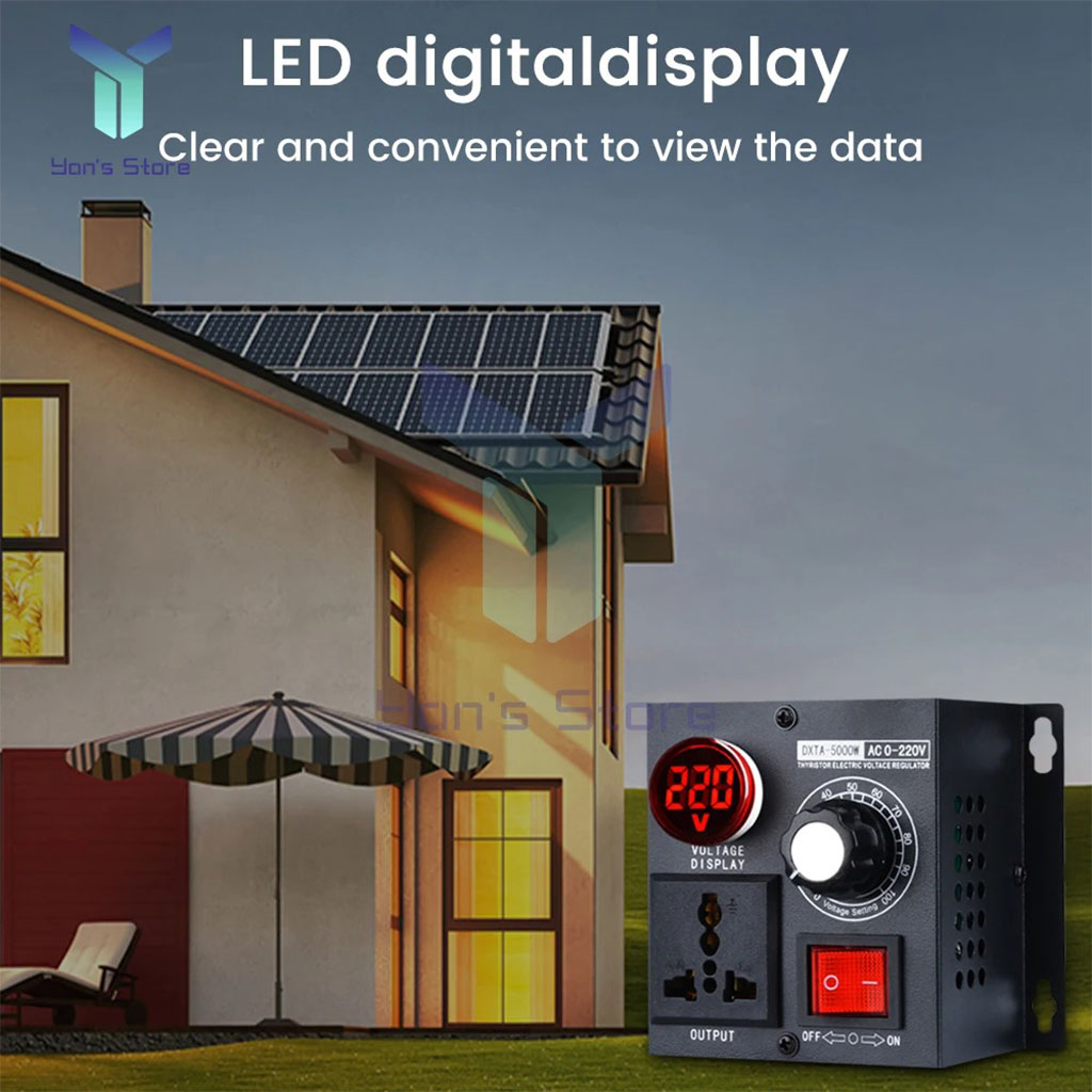 Régulateur de tension SCR AC 230V 4000W - الصورة 4