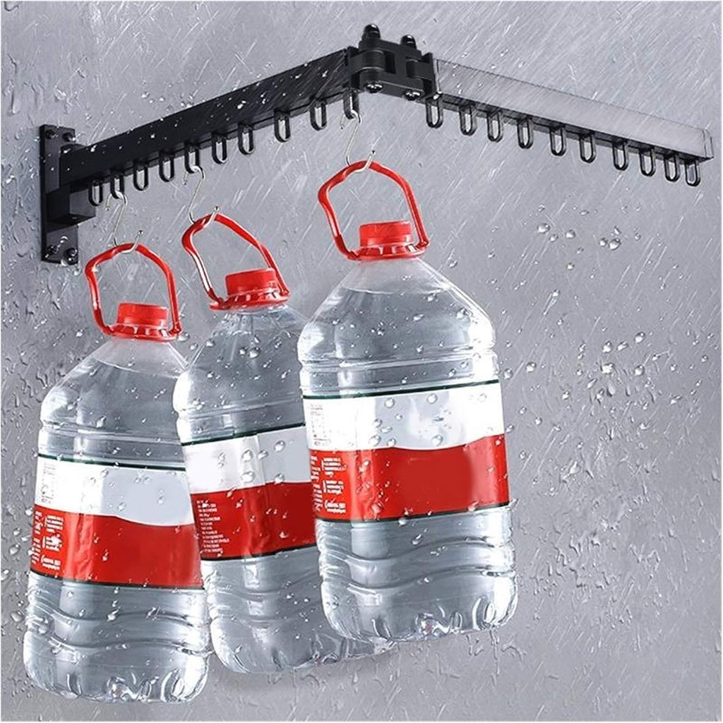 مجفف ملابس قابل للسحب لتوفير المساحة - الصورة 4