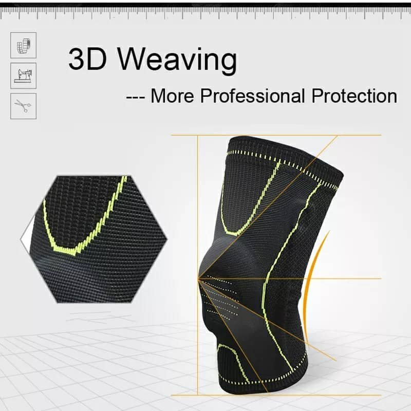 واقيات ركبة قابلة للتهوية مع وسائد جل للرضفة - الصورة 2