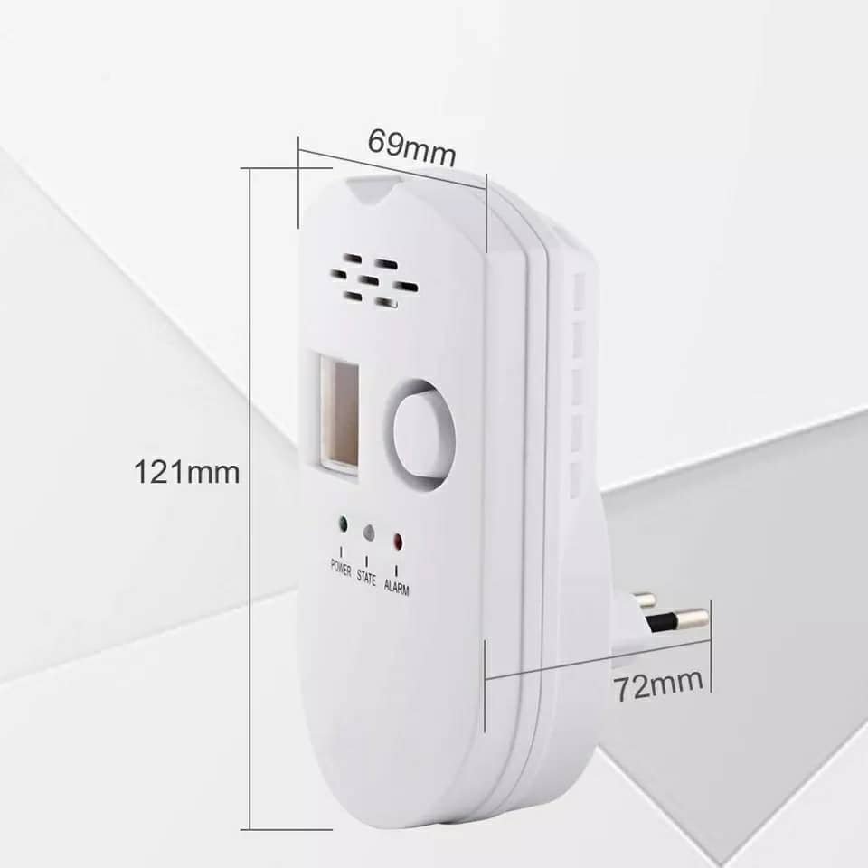 جهاز إنذار تسرب الغاز مع شاشة عرض رقمية - الصورة 3