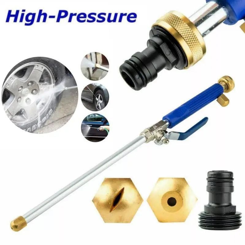 pistolet à eau haute pression avec jet et embouts de pulvérisation pour le lavage de voiture 46cm