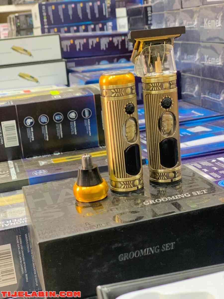 Ensemble de rasoir électrique pour hommes, tondeuse pour barbe et nez, chargeur USB, avec écran LCD - الصورة 5