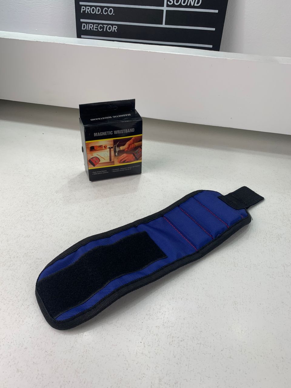 Bracelet magnétique respirant et réglable ultra résistant pour maintenir les vis – حزام يد مغناطيسي لشد البراغي - الصورة 2