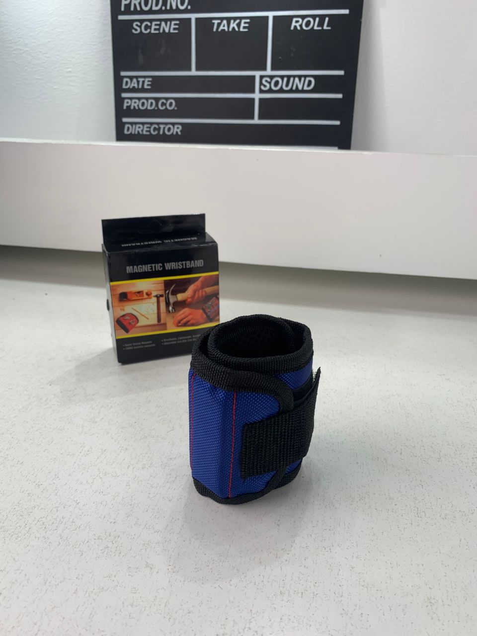 Bracelet magnétique respirant et réglable ultra résistant pour maintenir les vis – حزام يد مغناطيسي لشد البراغي - الصورة 3