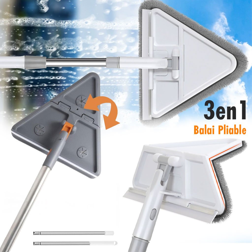 ممسحة تنظيف بمقبض طويل