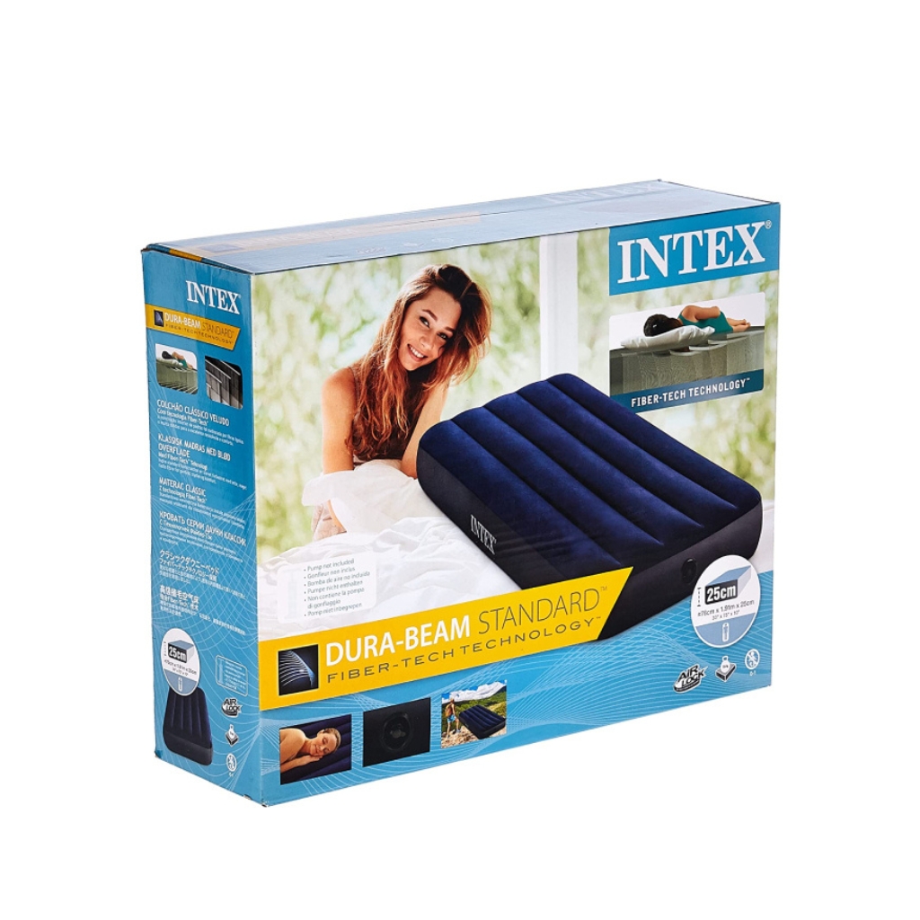 matelas gonflable fiber tech technology 191×76×25cm – intex 64756