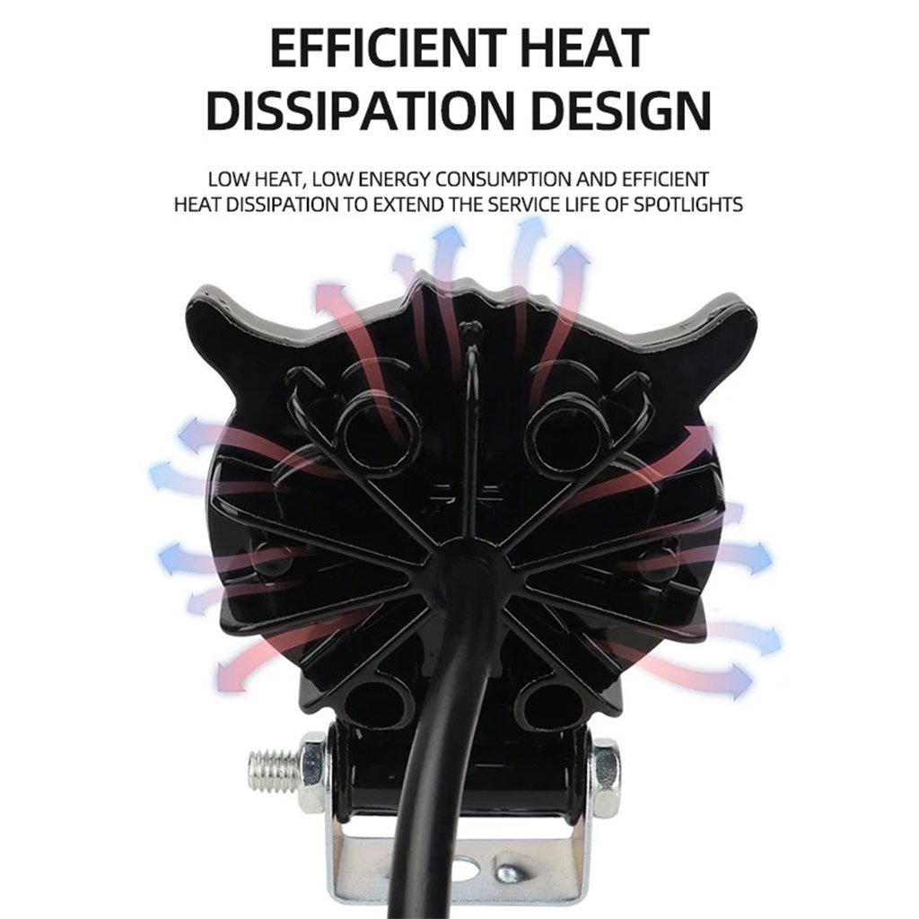 مصباح ضباب على شكل بومة للدراجات النارية - الصورة 2