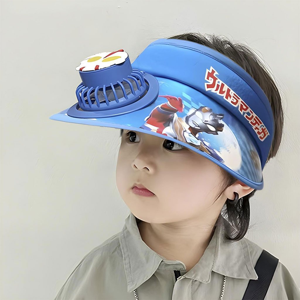 قبعة صيفية مزودة بمروحة - الصورة 4