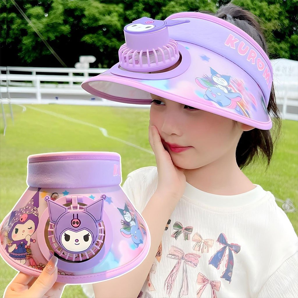 قبعة صيفية مزودة بمروحة - الصورة 3