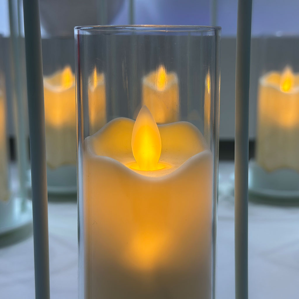 Bougie Électriques Élégantes Sans Flamme – شمعة بدون نار للديكور - الصورة 6
