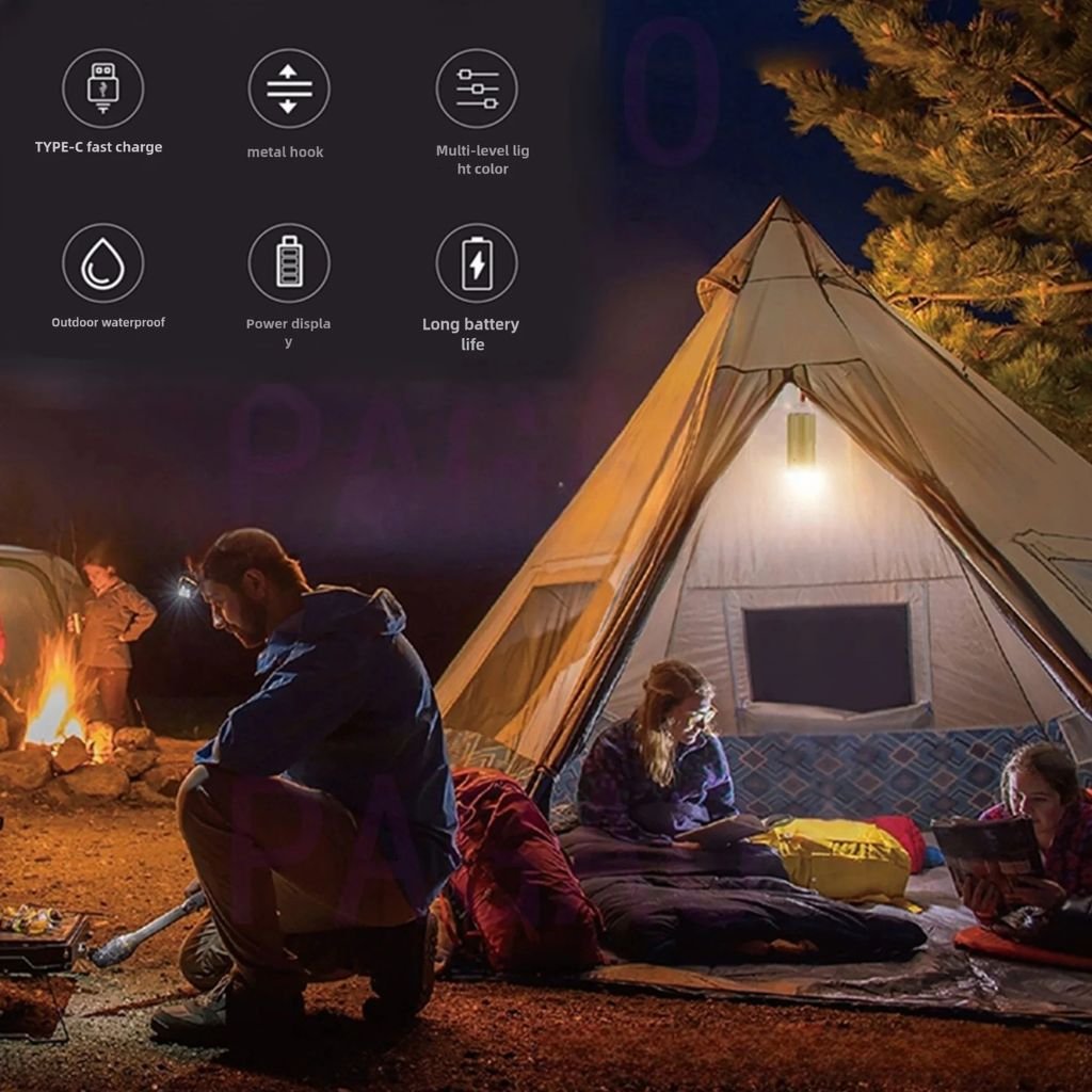 سلسلة أضواء قابلة لإعادة الشحن 4 في 1 - الصورة 4