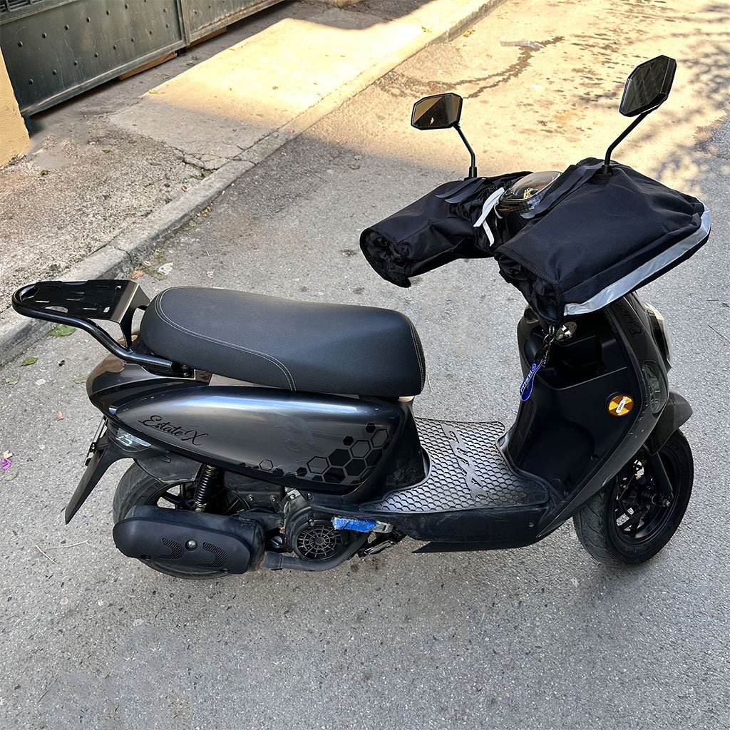 غطاء يدوي مقاوم للماء لمقود دراجة فيسبا - الصورة 4