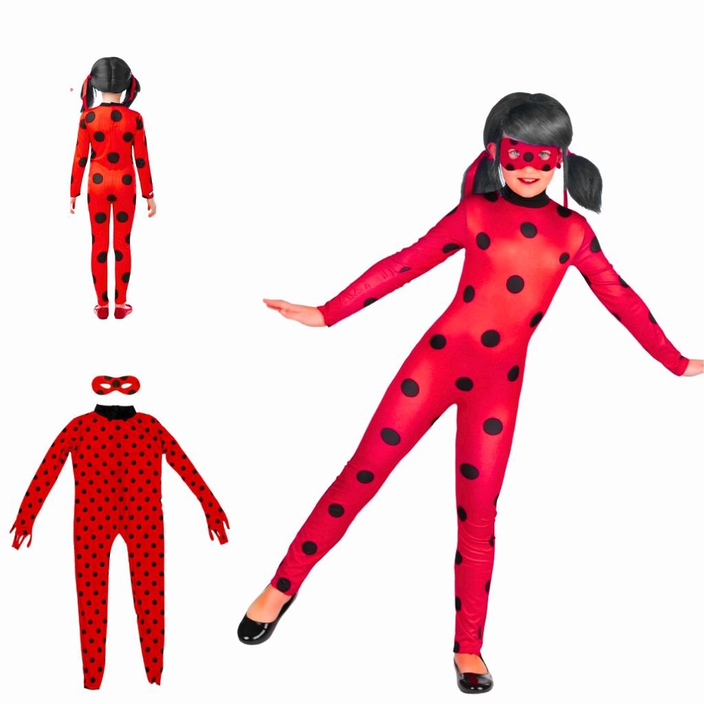 زي الدعسوقة المعجزة للفتيات من عمر 5 إلى 8