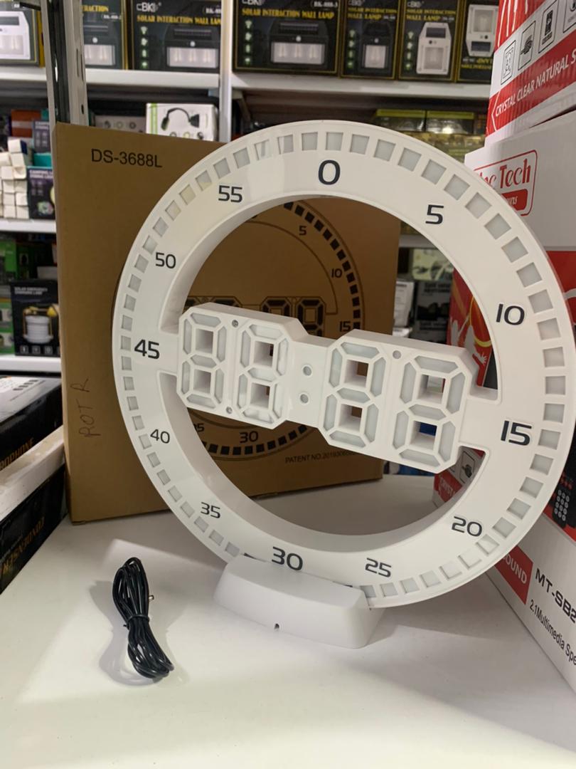 Horloge murale numérique 3D - الصورة 2