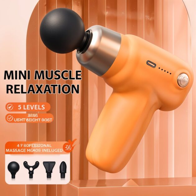 مسدس تدليك صامت بخمس...