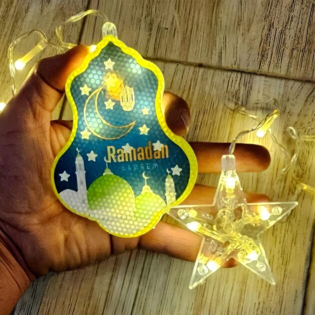 أضواء زينة رمضان كريم