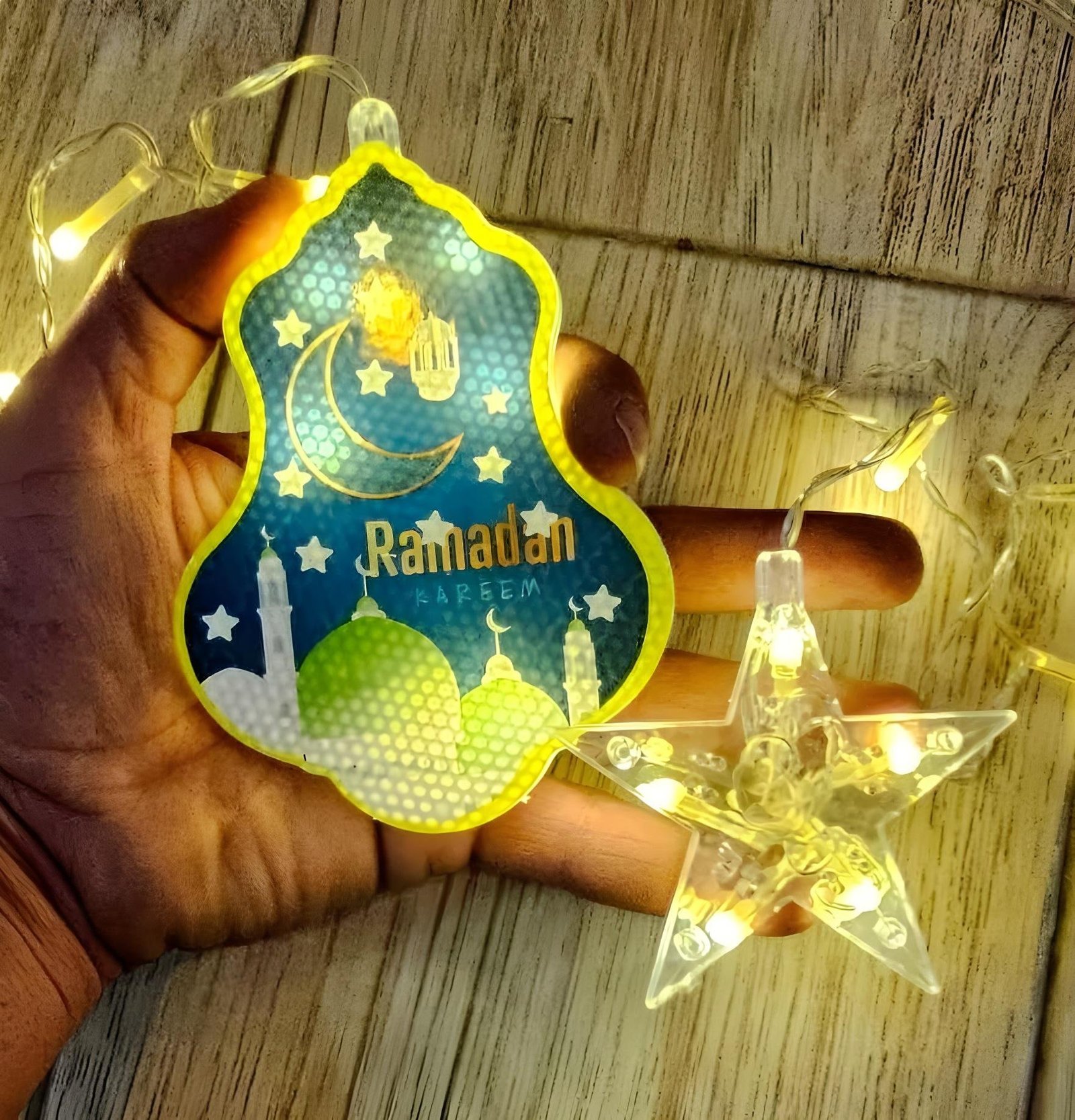 أضواء زينة رمضان كريم