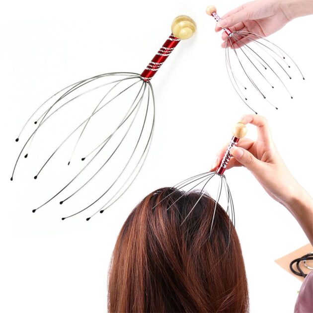 مدلك فروة الرأس للاسترخاء...