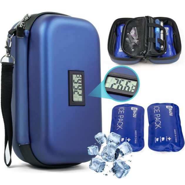 علبة أنسولين معزولة مزودة...