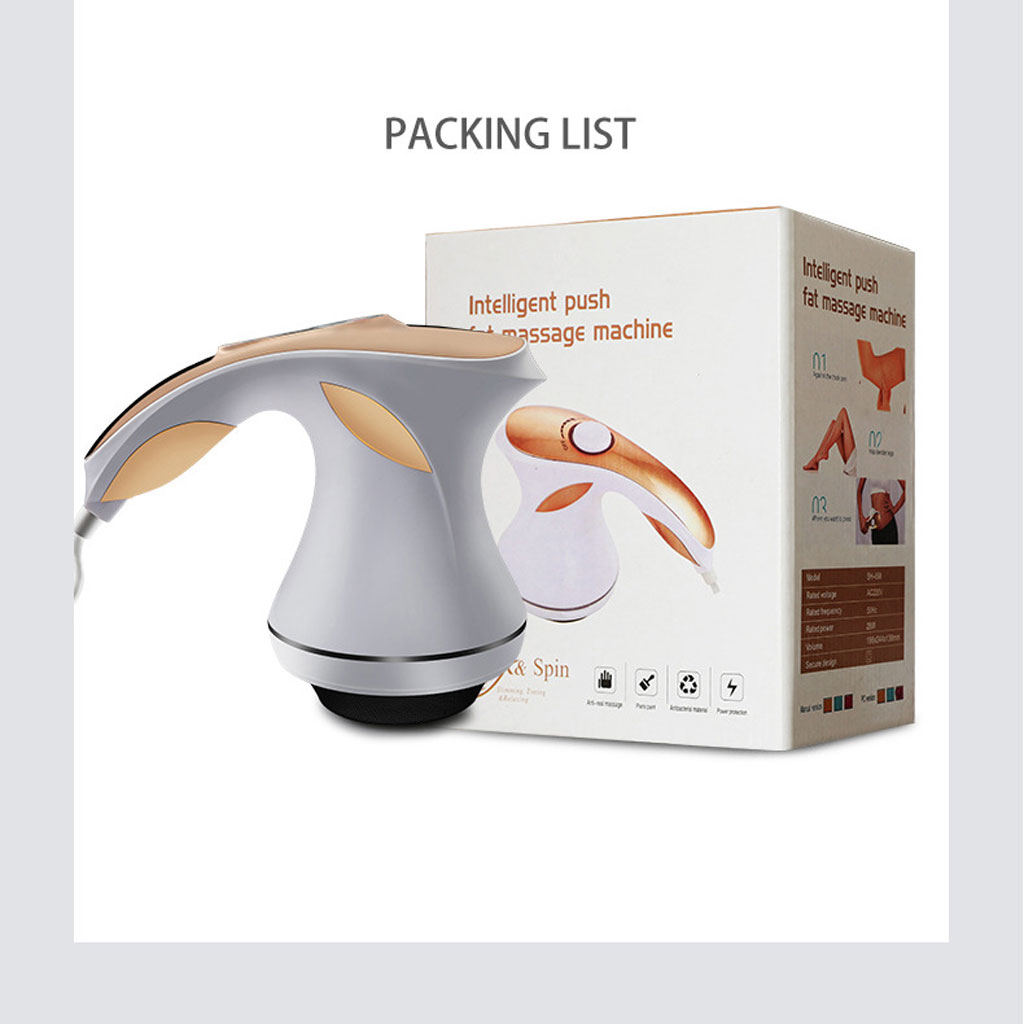 Appareil de massage portatif anti-cellulite multifonction avec 6 têtes de massage - الصورة 2