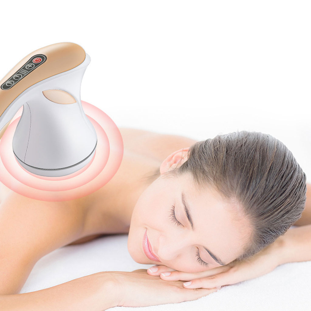 Appareil de massage portatif anti-cellulite multifonction avec 6 têtes de massage - الصورة 4