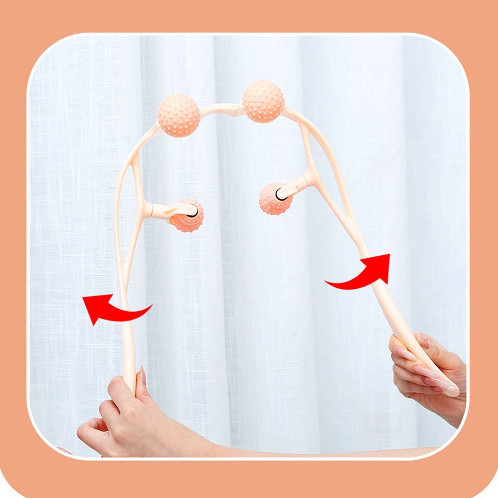 جهاز تدليك للجسم مزود بست عجلات كروية وكرتين - الصورة 3