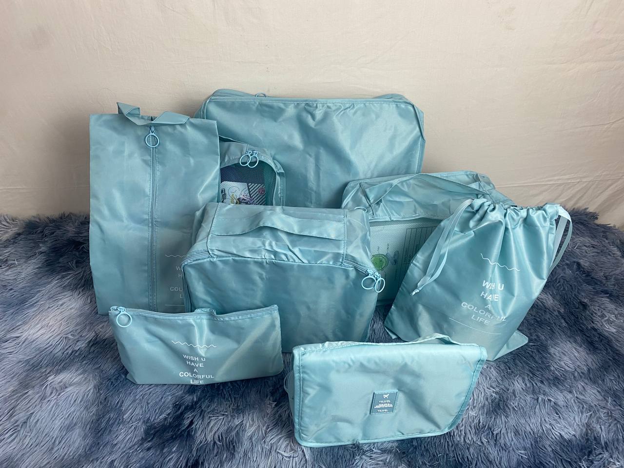 Organisateur Valise 8pcs Sac Rangement et Les Essentiels du Voyage - الصورة 3