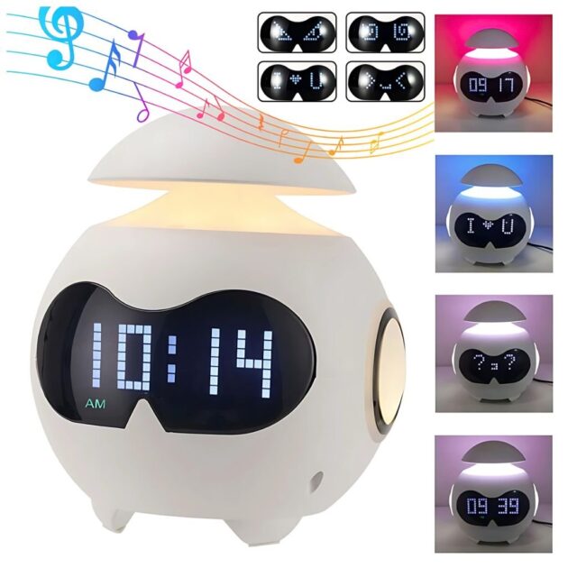 ساعة منبه عاطفية مزودة...