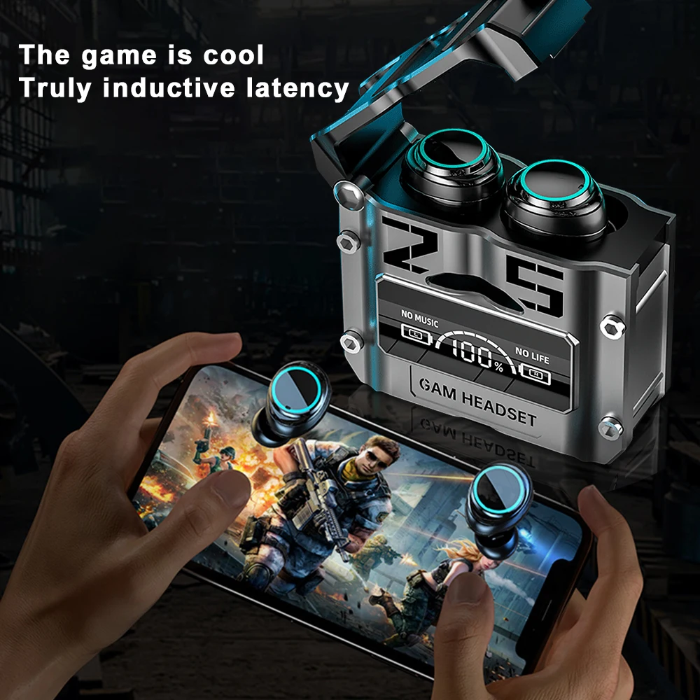 سماعات أذن لاسلكية بتقنية بلوتوث M25 مع خاصية إلغاء