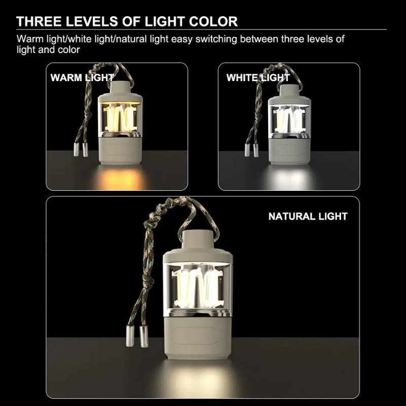 فانوس خارجي محمول مزود بشحن من النوع - الصورة 5