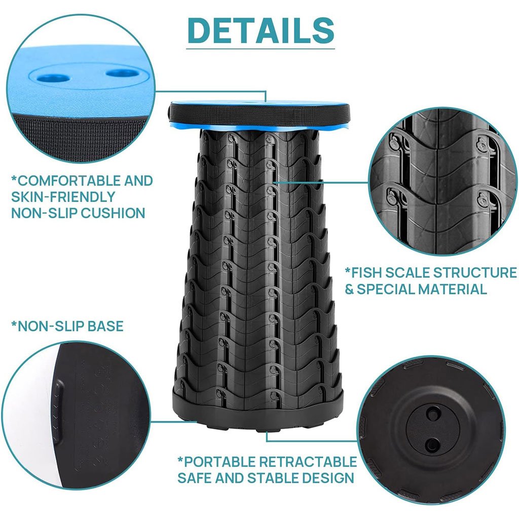 كرسي تلسكوبي محمول للتخييم والنزهات - الصورة 5