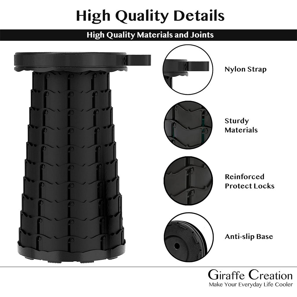 كرسي تلسكوبي محمول للتخييم والنزهات - الصورة 4