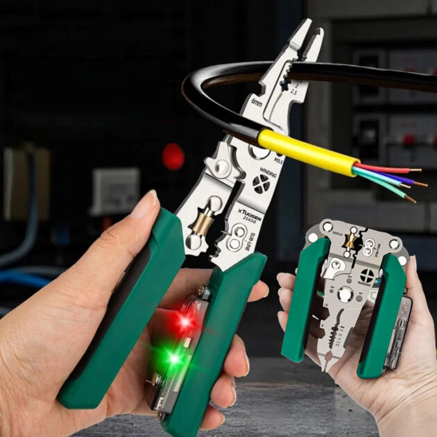 Pince à dénuder multifonction...