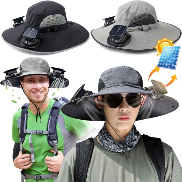 قبعة شمسية عريضة الحواف...