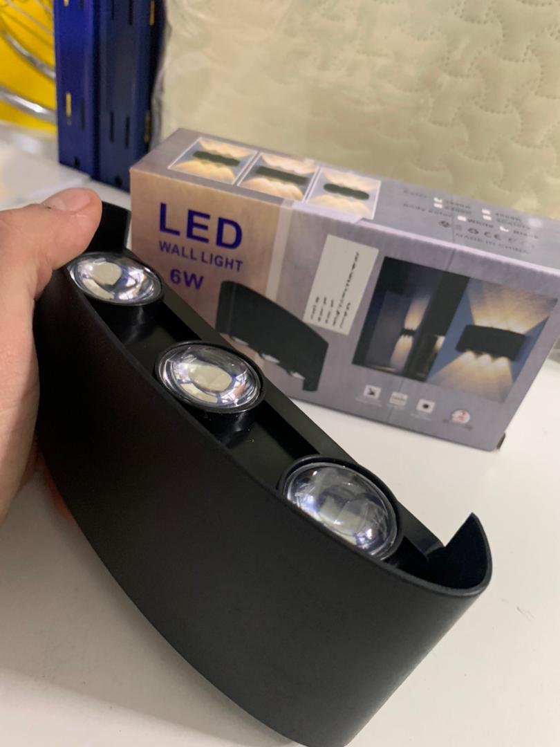Applique Murale LED 6W D’Éclairage Extérieur 3 Lampes en PP - الصورة 4